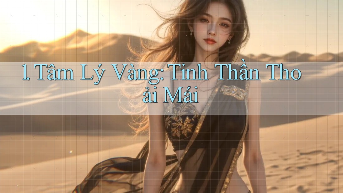 1. Tâm Lý Vàng: Tinh Thần Thoải Mái