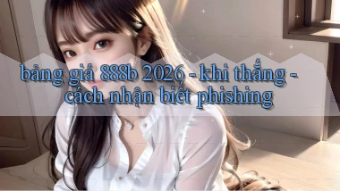 bảng giá 888b 2026   khi thắng   cách nhận biết phishing