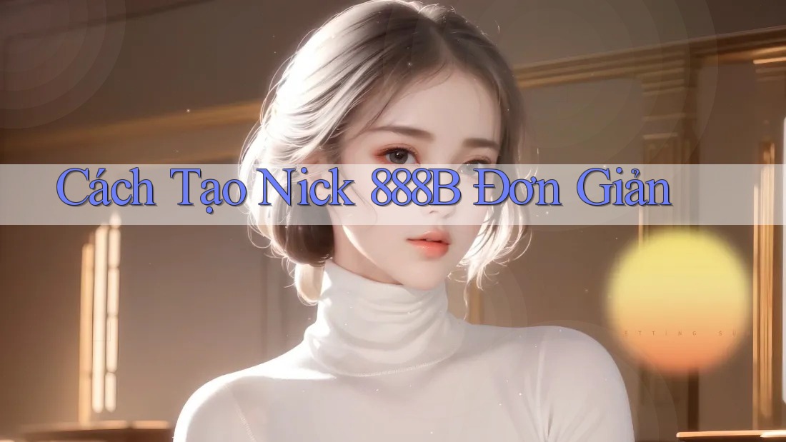 Cách Tạo Nick 888B Đơn Giản