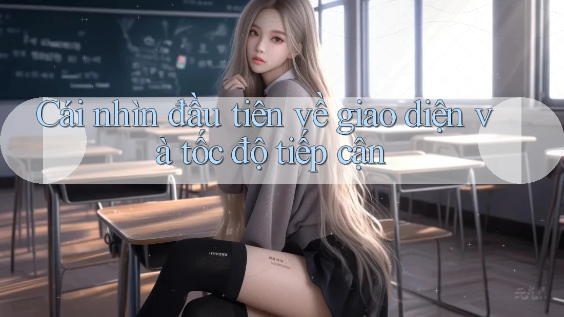 Cái nhìn đầu tiên về giao diện và tốc độ tiếp cận Cái nhìn đầu tiên về giao diện và tốc độ tiếp cận