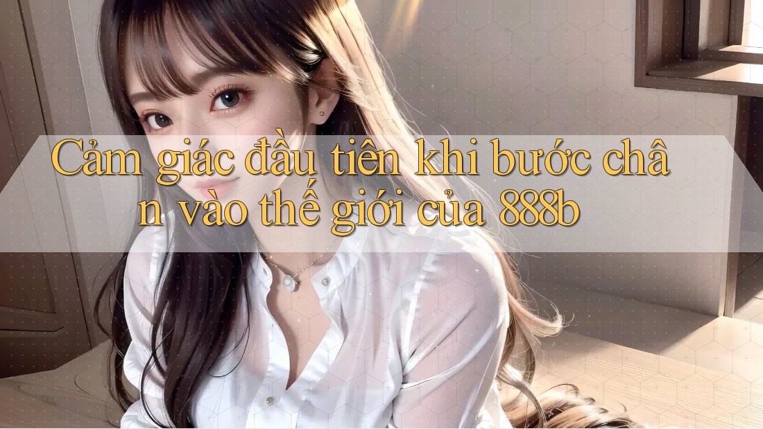 Cảm giác đầu tiên khi bước chân vào thế giới của 888b Cảm giác đầu tiên khi bước chân vào thế giới của 888b