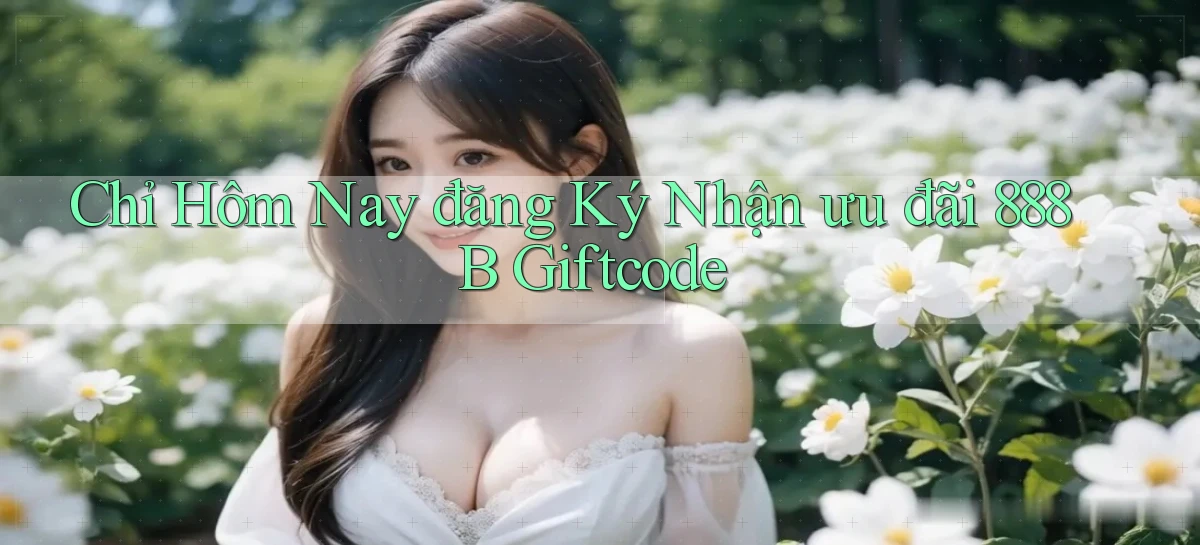chỉ hôm nay đăng ký nhận ưu đãi 888b giftcode