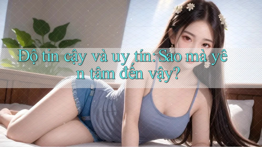 Độ tin cậy và uy tín: Sao mà yên tâm đến vậy? Độ tin cậy và uy tín: Sao mà yên tâm đến vậy?