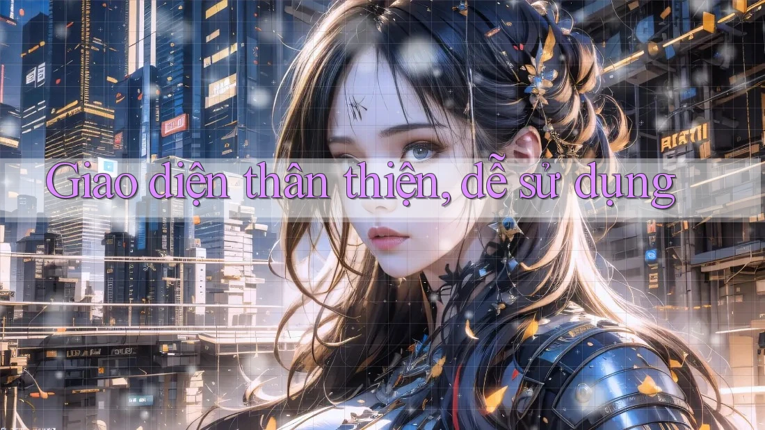 Giao diện thân thiện, dễ sử dụng Giao diện thân thiện, dễ sử dụng