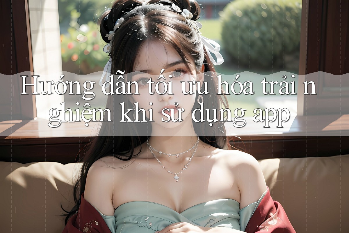 Hướng dẫn tối ưu hóa trải nghiệm khi sử dụng app