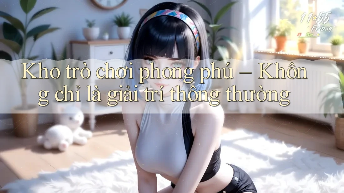 Kho trò chơi phong phú – Không chỉ là giải trí thông thường