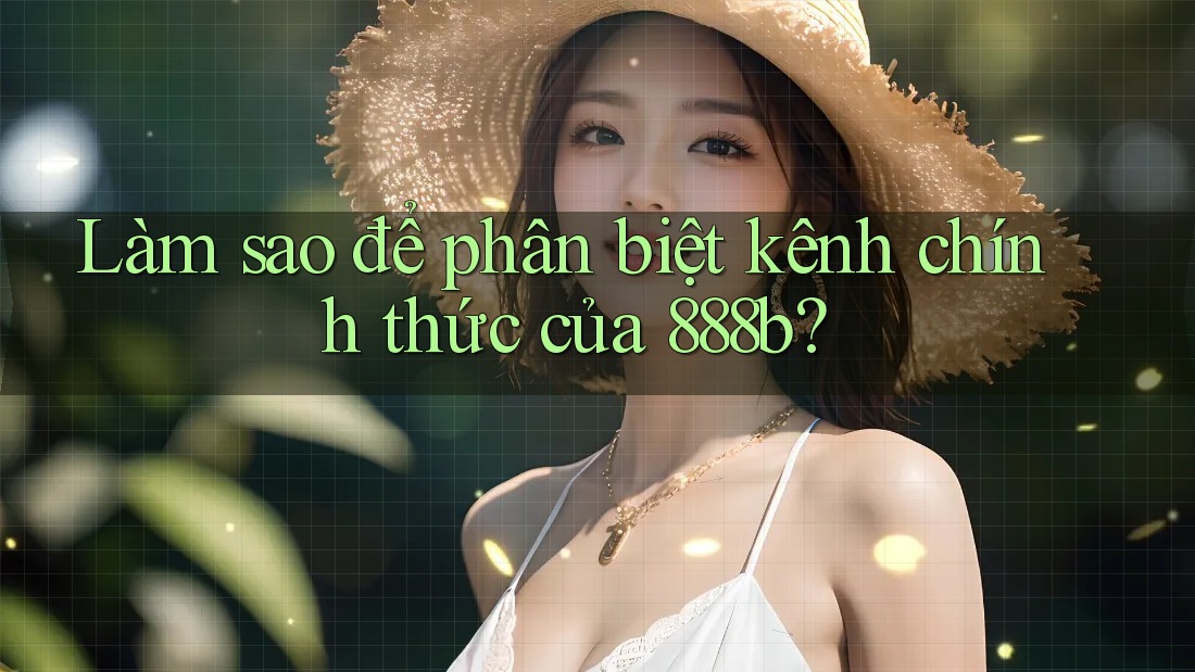 Làm sao để phân biệt kênh chính thức của 888b?