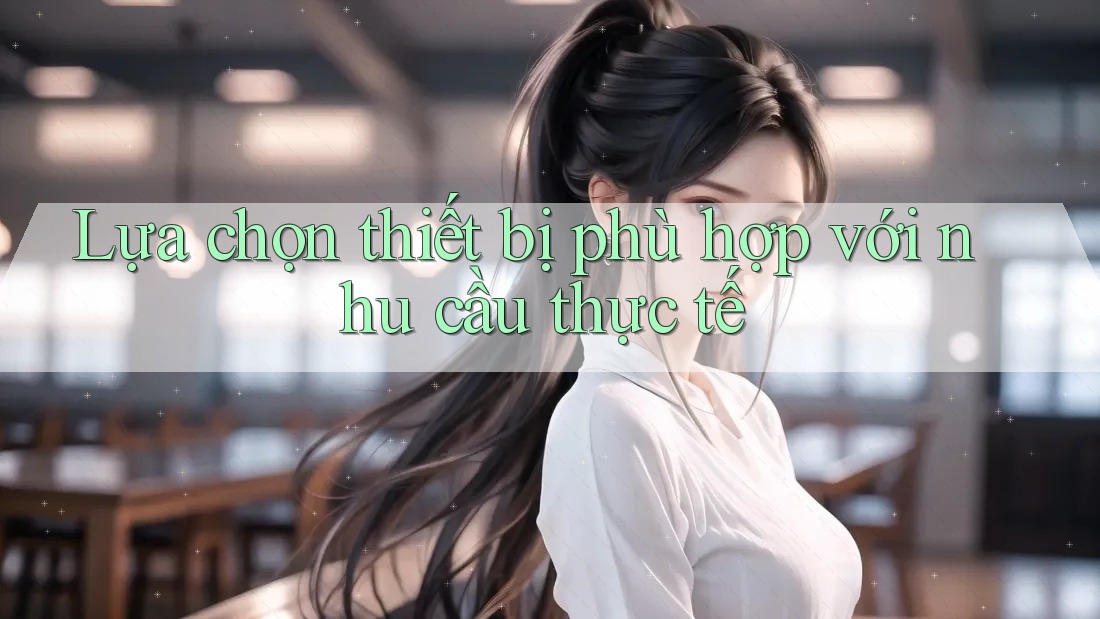 Lựa chọn thiết bị phù hợp với nhu cầu thực tế Lựa chọn thiết bị phù hợp với nhu cầu thực tế