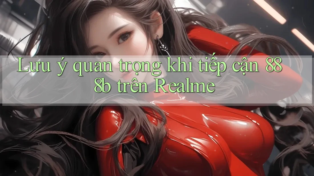 Lưu ý quan trọng khi tiếp cận 888b trên Realme Lưu ý quan trọng khi tiếp cận 888b trên Realme