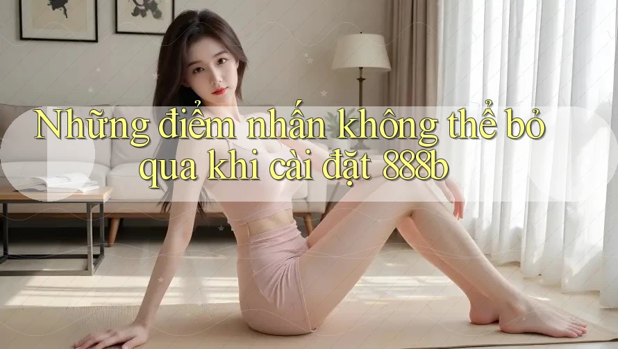 Những điểm nhấn không thể bỏ qua khi cài đặt 888b
