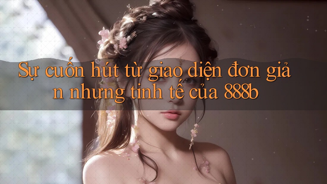 Sự cuốn hút từ giao diện đơn giản nhưng tinh tế của 888b Sự cuốn hút từ giao diện đơn giản nhưng tinh tế của 888b