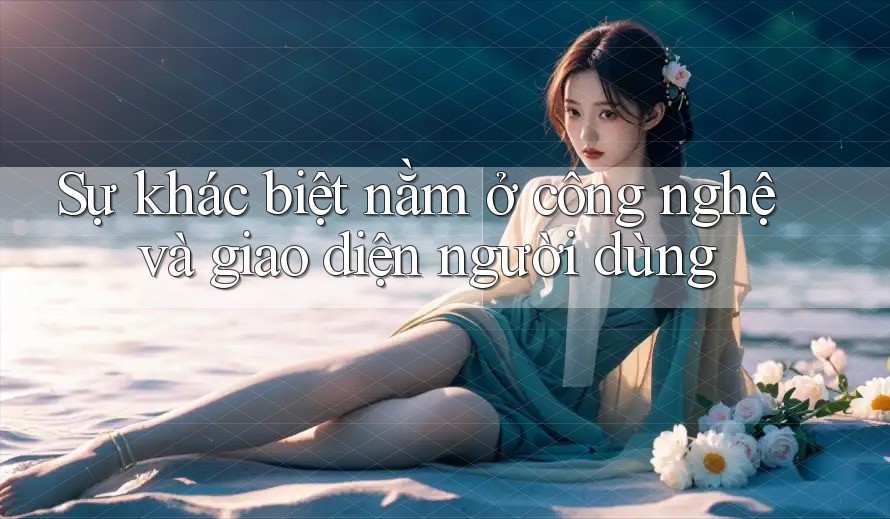 Sự khác biệt nằm ở công nghệ và giao diện người dùng Sự khác biệt nằm ở công nghệ và giao diện người dùng