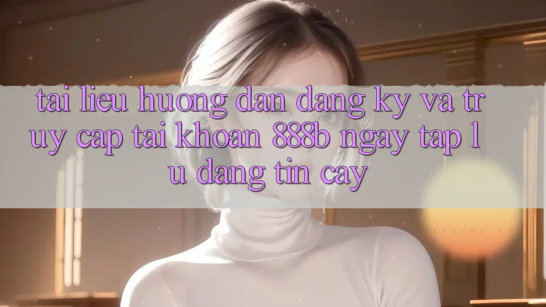 Tài liệu hướng dẫn đăng ký và truy cập tài khoản 888b ngay tắp lự, đáng tin cậy Tài liệu hướng dẫn đăng ký và truy cập tài khoản 888b ngay tắp lự, đáng tin cậy