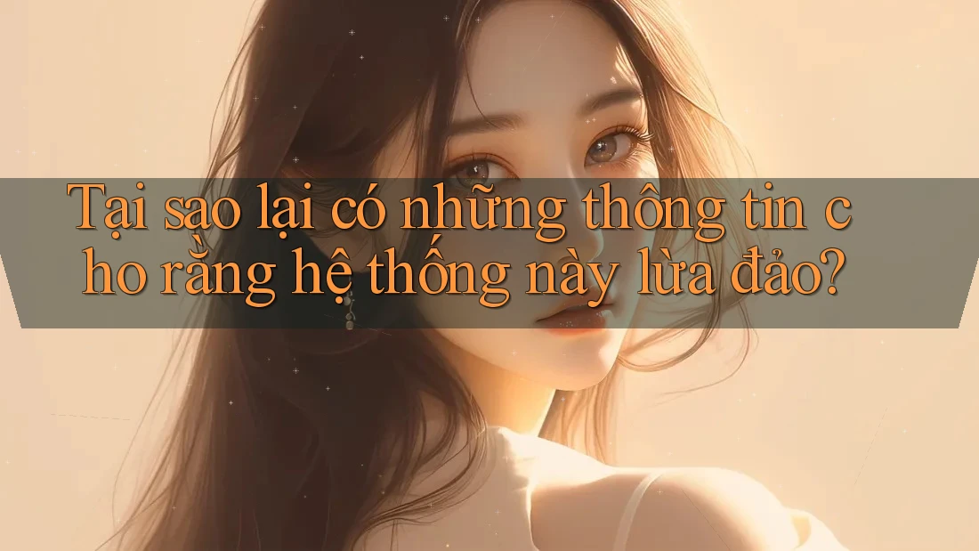 Tại sao lại có những thông tin cho rằng hệ thống này lừa đảo? Tại sao lại có những thông tin cho rằng hệ thống này lừa đảo?