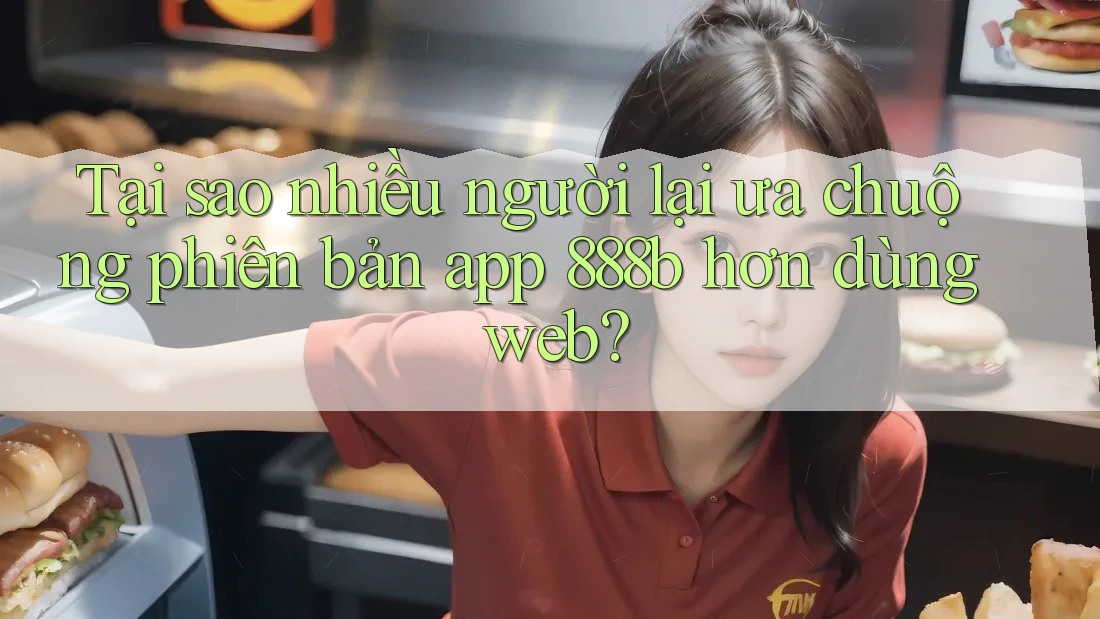 Tại sao nhiều người lại ưa chuộng phiên bản app 888b hơn dùng web?