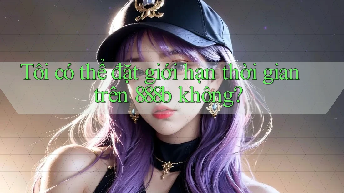 Tôi có thể đặt giới hạn thời gian trên 888b không? Tôi có thể đặt giới hạn thời gian trên 888b không?