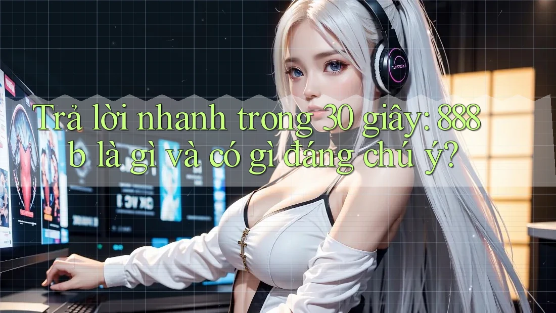 Trả lời nhanh trong 30 giây: 888b là gì và có gì đáng chú ý? Trả lời nhanh trong 30 giây: 888b là gì và có gì đáng chú ý?